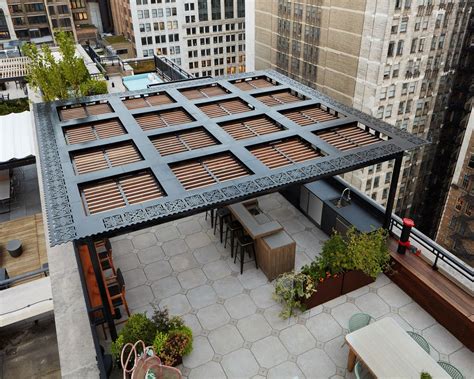 rooftopia is chicago s favorite innovative rooftop deck specialty garden pergola design and