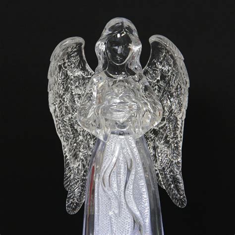 High Quality Led Light Acrylic Angel Ornament And Cracked Led Glass