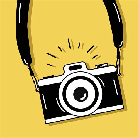 Hanging Camera Vintage Icon Flat Vector 6792323 Vector Art At Vecteezy