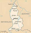 Principales villes et villages du Liechtenstein