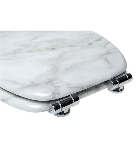 Baths, showers, toilets, suites, basins, taps, shower trays Soft Close Toilet Seat Bright Marble