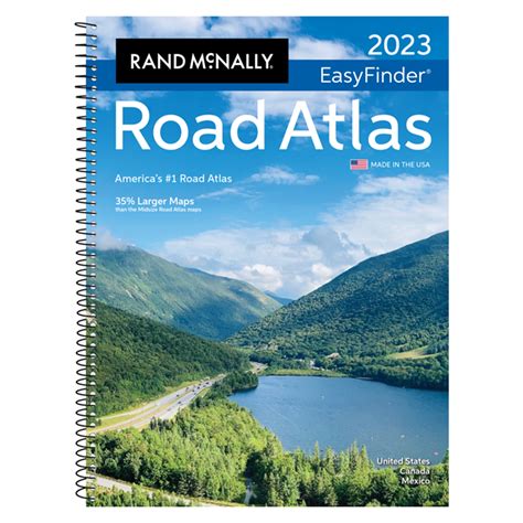 Product Image Rand Mcnally Road Atlas Easyfinder 2023 