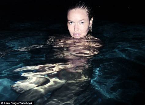 Lara Bingle Posts Entire Album Of Nude Photos To Facebook Daily Mail