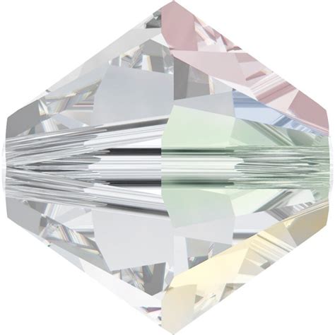 Swarovski 4mm Xilion Bicone Bead Crystal Ab The Bead Shop