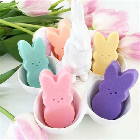 Fun Diy Spring Sugar Scrubs In Bunny And Chick Shapes For Easter Soap