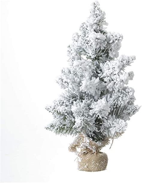 Artificial Snow Covered Christmas Tree 43 Branches Height 50cm