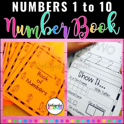 Kindergarten Math Number Writing Book Number Formation Number Sense