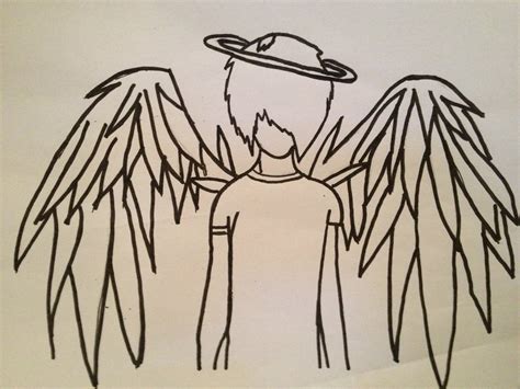 Easy Drawing Of An Angel At Getdrawings Free Download