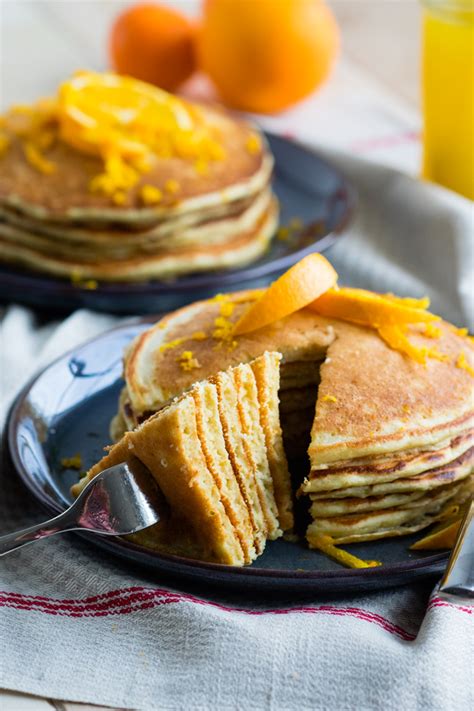 Orange And Ricotta Pancakes With Orange Syrup The Worktop