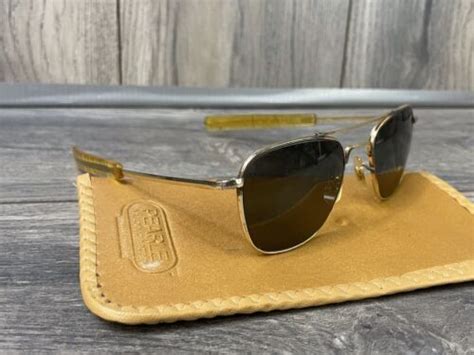 american optical ao pilot 5 1 2 1 10 12k gf gold vintage aviator sunglasses earl ebay