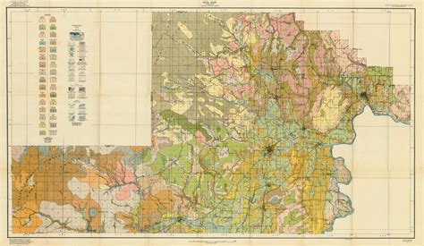 Soil Map Oregon Yamhill County Sheet Art Source International