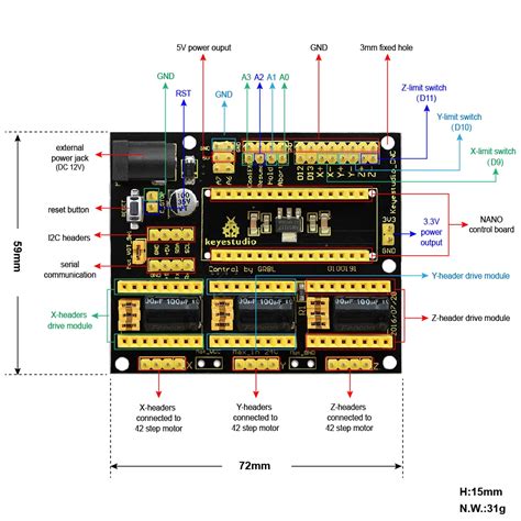 Arduino Nano Shield Schematic