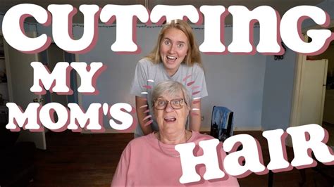 Write at least three sentences in her mother's day card. I Gave My Mom a Quarantine Haircut for Mother's Day - YouTube