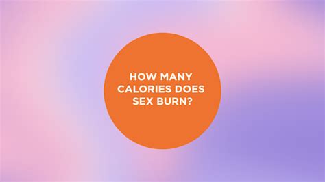 How Many Calories Does Sex Burn Hana