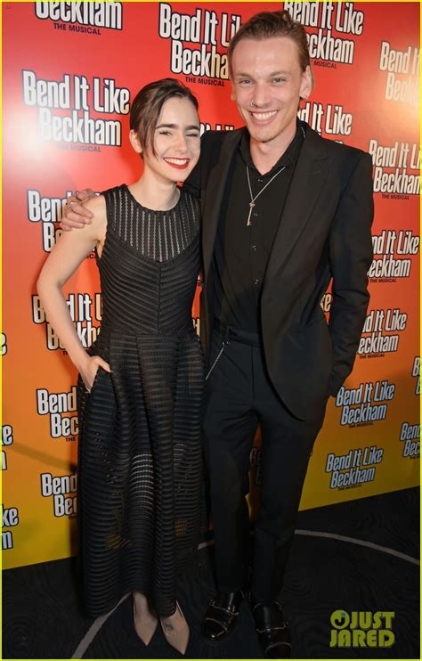 Lily Collins And Jamie Campell Bower Are A Cute Couple At The Bend It