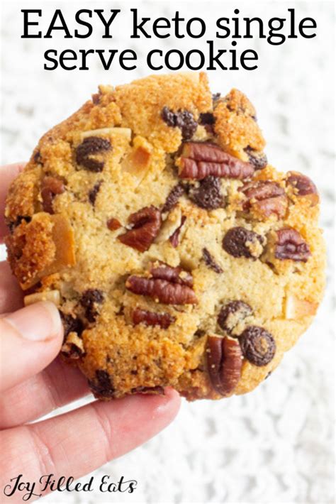 Single Serve Cookie Keto Low Carb Gluten Free Easy Joy Filled Eats