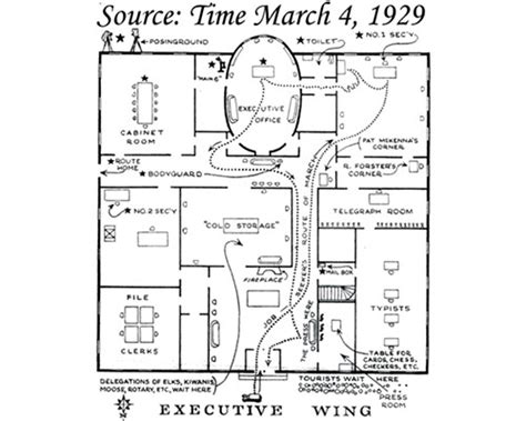 Second floor plan white house after remodeling plans 68820. West Wing Floor Plan, 1929 - Photo 1 - White House ...