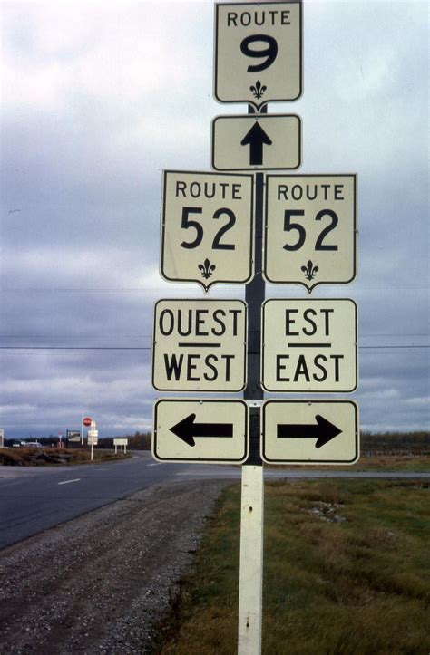 Quebec Provincial Highway 9 And Provincial Highway 52 Aaroads