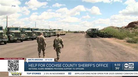 Arizona National Guard in Cochise County to help sheriff's office in
