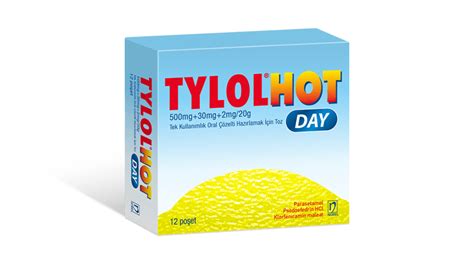Tylol Hot Day 12 Bags Drugs Our Products Nobel