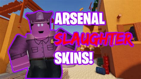 How to do the slaughter event in roblox arsenal. ALL ARSENAL SLAUGHTER SKINS! | EV122 - YouTube