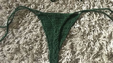 How To Crochet A Thong Youtube