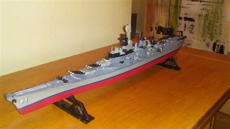 Uss Missouri Battleship Plastic Model Military Ship Kit Free