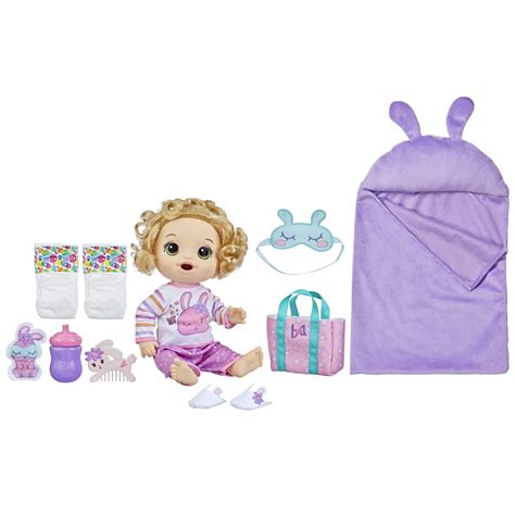 Buy Baby Alive Bunny Sleepover Baby Doll Bedtime Themed 12 Inch Dolls
