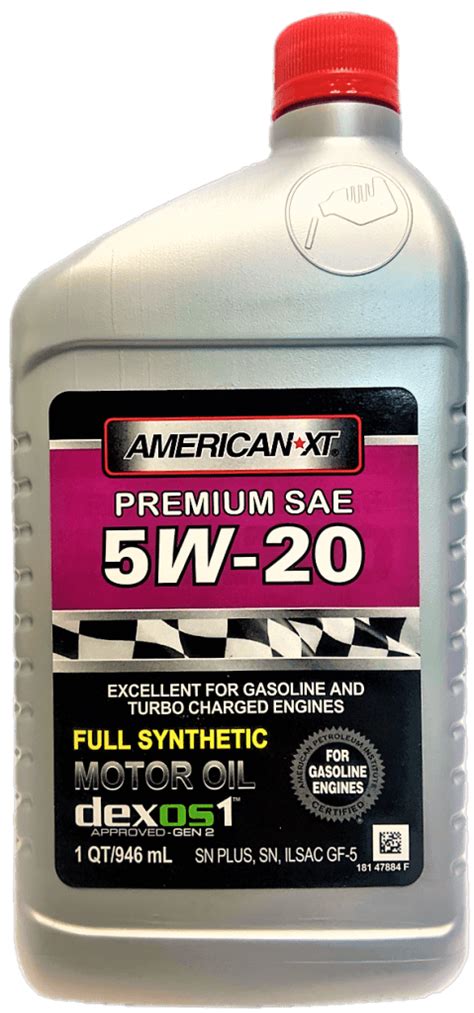 Americanxt Sae 5w 20 Motor Oil The Petroleum Quality Institute Of America