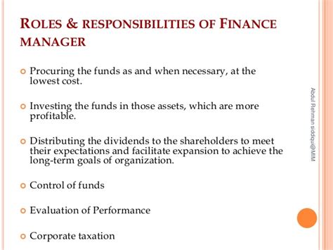 The financial project manager's job role is indeed a challenging task. 1 fm intro