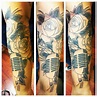 Session 1: lining + shading Microphone & roses by: Johnny at high ...