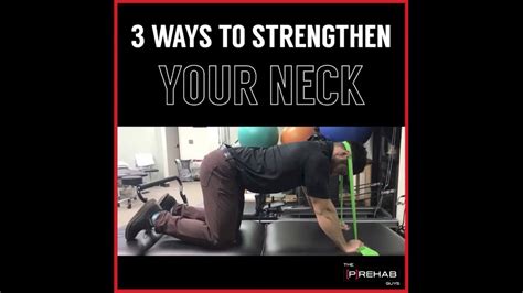 3 Ways To Strengthen Your Neck Youtube