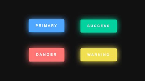 How To Design Colorful Hover Buttons For Semantic Purposes Using Css And Html