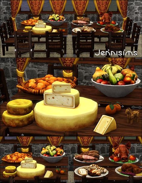 Food Decor Conversion From Tsm By Jennisims For Sims 3 Sims 3 Sims