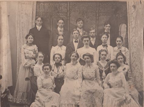 My High Schools Graduation Class Around 1900 Upstate New York R