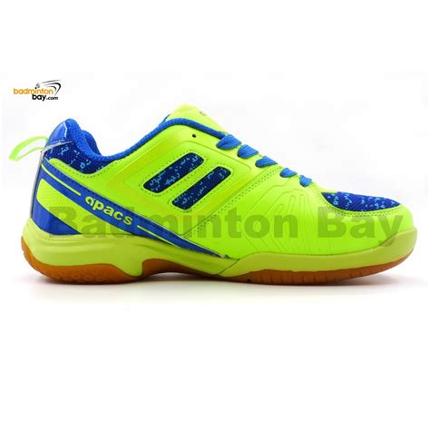 Apacs Cushion Power 073 Neon Greenblue Badminton Shoes