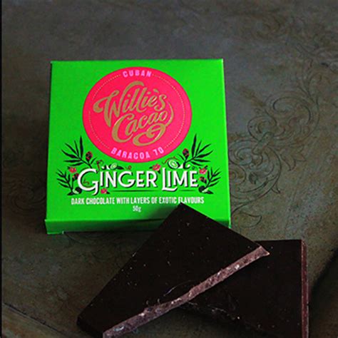 Ginger Lime Ginger Chocolate Bar Willie S Cacao