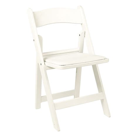 Luckily, there's a huge range of padded folding chairs out there to choose from: Folding Padded Chair White - Moreton Hire