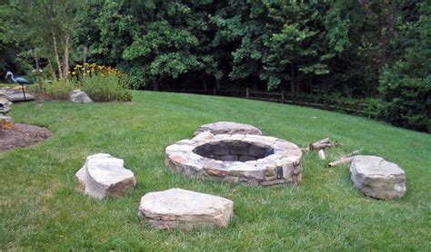 Before building a fire pit, get fully informed on regulations, construction requirements, and potential hazards. Fire Pit - Modern - Patio - dc metro - by Poole's Stone ...