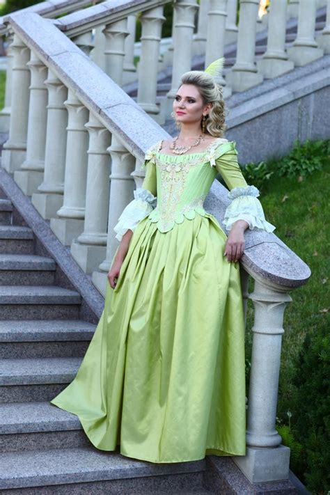18th Century Ball Gown Dress Victorian Rococo Fancy Dress Gown Medieval