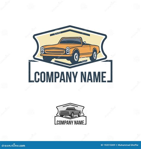 Classicvintage Car Vector Design Inspiration Auto Car Logo Design