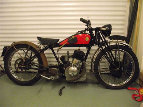 Vintage Triumph Motorcycle 1930 Model Nsd 550cc
