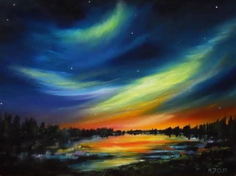 Image Result For Aurora Borealis Aurora Borealis Painting Northern