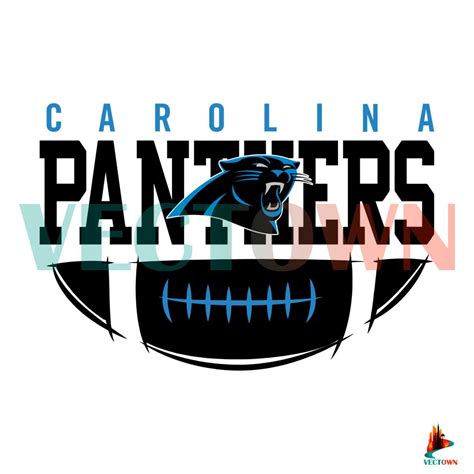 Carolina Panthers Football Team Svg Digital File Panthers Svg