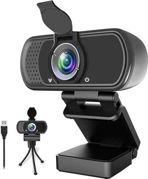 1080p Webcamlive Streaming Web Camera With Stereo Microphone Desktop
