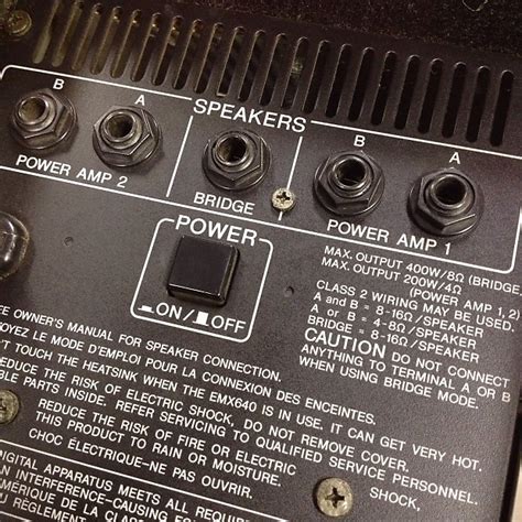 Yamaha Emx 640 Powered Mixer Reverb