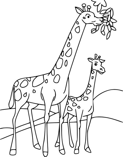 Coloriages à Imprimer Girafe Numéro 102b191