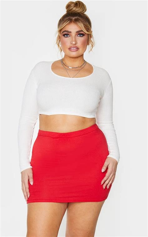 plus size skirts plus size denim and maxi skirts prettylittlething