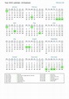 Calendar for 2024 with holidays in Zimbabwe | Print and download calendar