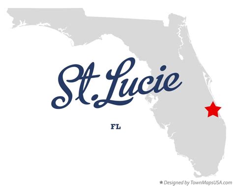 Map Of Stlucie Fl Florida